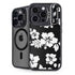Black and White iPhone 15 Pro Kickstand Case