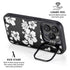 Black and White iPhone 15 Pro Kickstand Case