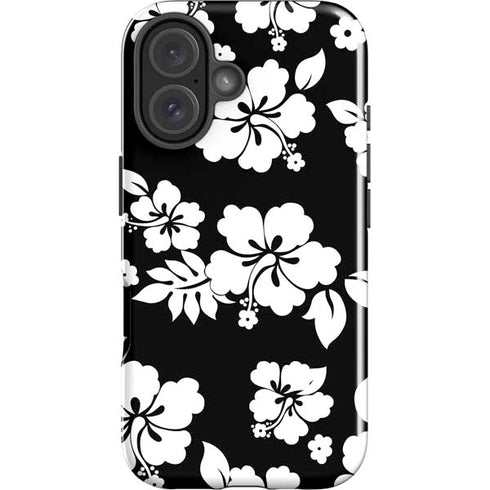Black and White iPhone 16 Impact Case