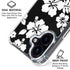 Black and White iPhone 16 Plus Clear Case