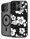 Black and White iPhone 16 Plus Kickstand Case
