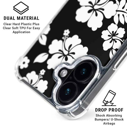 Black and White iPhone 16 Plus MagSafe Case