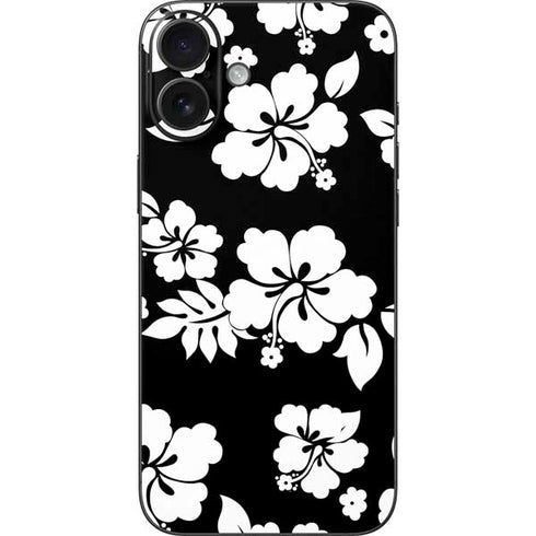 Black and White iPhone 16 Plus Skin
