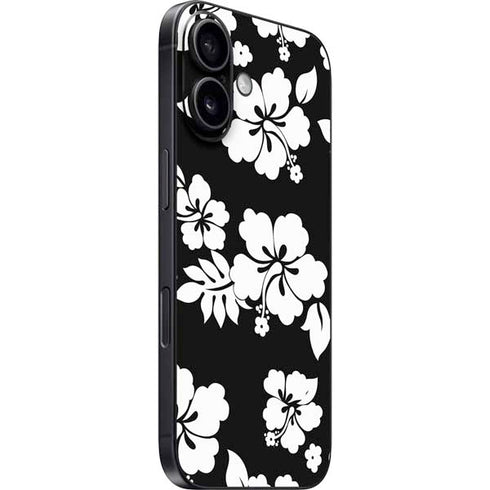 Black and White iPhone 16 Plus Skin