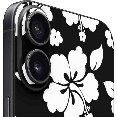 Black and White iPhone 16 Plus Skin