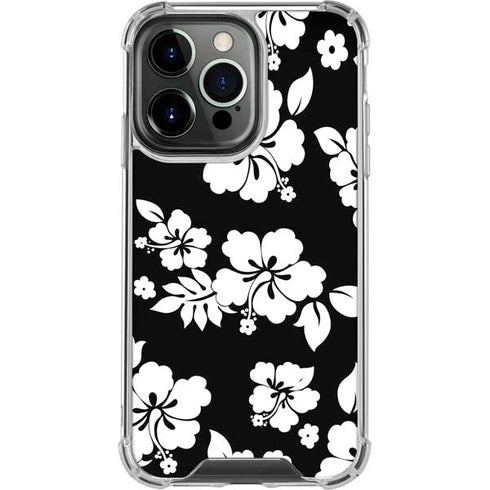Black and White iPhone 16 Pro Clear Case