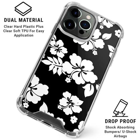 Black and White iPhone 16 Pro Clear Case