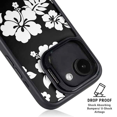 Black and White iPhone 16e Kickstand Case