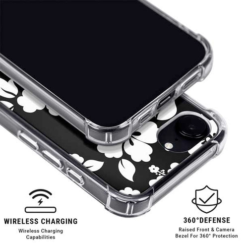 Black and White iPhone 16e Clear Case