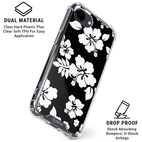 Black and White iPhone 16e Clear Case