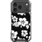 Black and White iPhone 18 Pro Clear Case