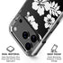 Black and White iPhone 18 Pro Clear Case