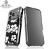 Black and White iPhone 18 Pro Clear Case