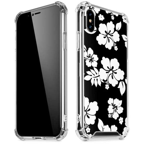 Black and White iPhone X/XS Clear Case