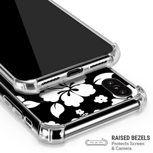 Black and White iPhone X/XS Clear Case