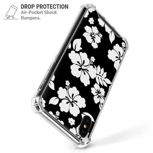 Black and White iPhone X/XS Clear Case