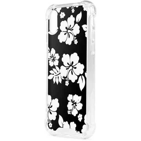 Black and White iPhone XS Clear Case