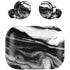 Black and White Marble Ink Amazon Echo Buds Skin