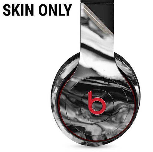 Black and White Marble Ink Beats Solo 3 Wireless Skin