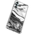 Black and White Marble Ink Gabb Phone 4 Clear Case