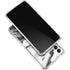 Black and White Marble Ink Gabb Phone 4 Clear Case