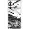 Black and White Marble Ink Galaxy A16 5G Clear Case