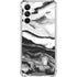 Black and White Marble Ink Galaxy A16 5G Clear Case