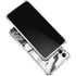 Black and White Marble Ink Galaxy A16 5G Clear Case