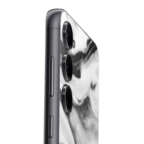Black and White Marble Ink Galaxy A16 5G Skin