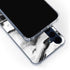 Black and White Marble Ink Galaxy A55 5G Clear Case