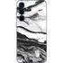 Black and White Marble Ink Galaxy A55 5G Skin