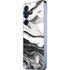 Black and White Marble Ink Galaxy A55 5G Skin