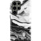 Black and White Marble Ink Galaxy S23 Ultra Pro Case