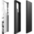 Black and White Marble Ink Galaxy S23 Ultra Pro Case