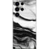 Black and White Marble Ink Galaxy Skins