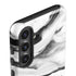 Black and White Marble Ink Galaxy S25 Impact Case