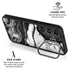 Black and White Marble Ink Galaxy S25 Kickstand Case