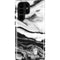 Black and White Marble Ink Galaxy S25 Ultra Impact Case