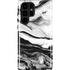 Black and White Marble Ink Galaxy Cases