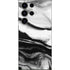 Black and White Marble Ink Galaxy S25 Ultra Skin