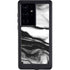 Black and White Marble Ink Galaxy S24 Ultra Waterproof Case