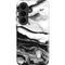 Black and White Marble Ink Galaxy S26 Impact Case