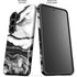 Black and White Marble Ink Galaxy S26 Impact Case