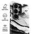 Black and White Marble Ink Galaxy S26 Ultra Impact Case