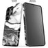 Black and White Marble Ink Galaxy S26 Ultra Impact Case