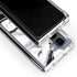 Black and White Marble Ink Galaxy Z Fold5 5G Clear Case