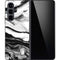 Black and White Marble Ink Galaxy Z Fold5 5G Skin