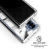 Black and White Marble Ink Galaxy Z Fold6 Clear Case