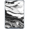 Black and White Marble Ink iPad 11th Gen (2025) Clear Case