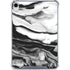 Black and White Marble Ink iPad 11th Gen (2025) Clear Case